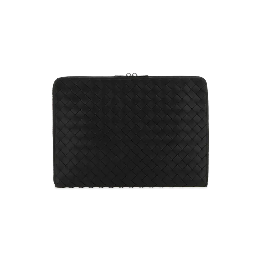 Bottega Veneta Leather Document Case "Black"