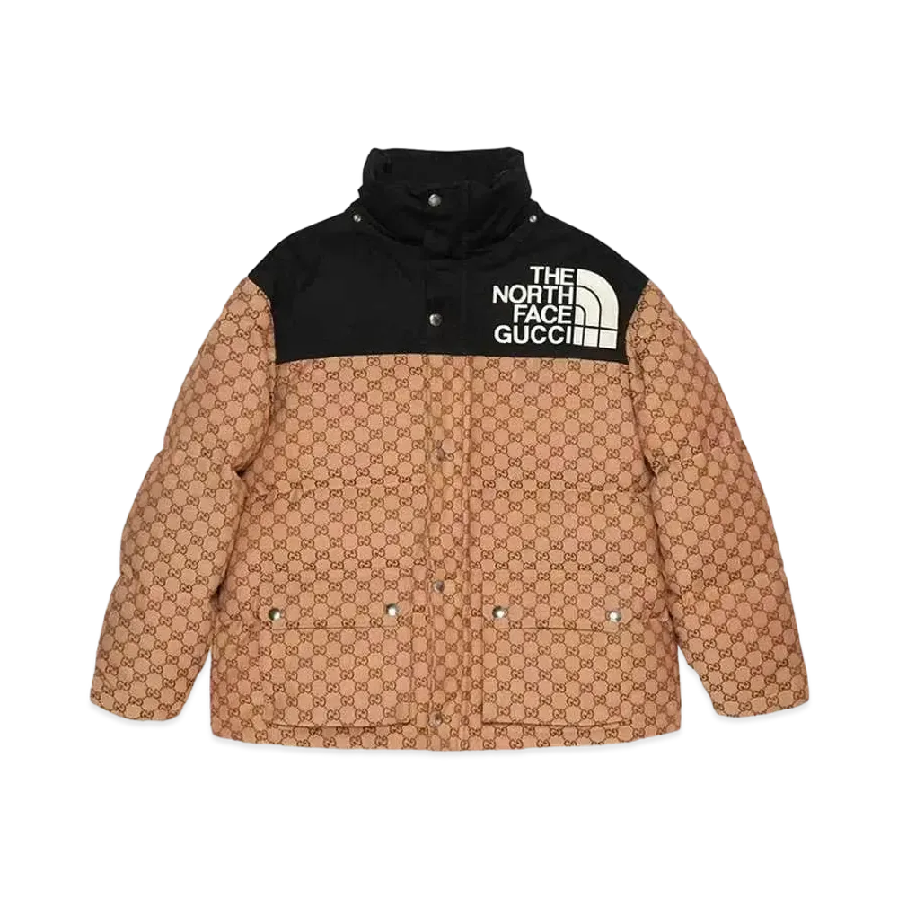GUCCI × The North Face Puffa Jacket "Beige Ebony"