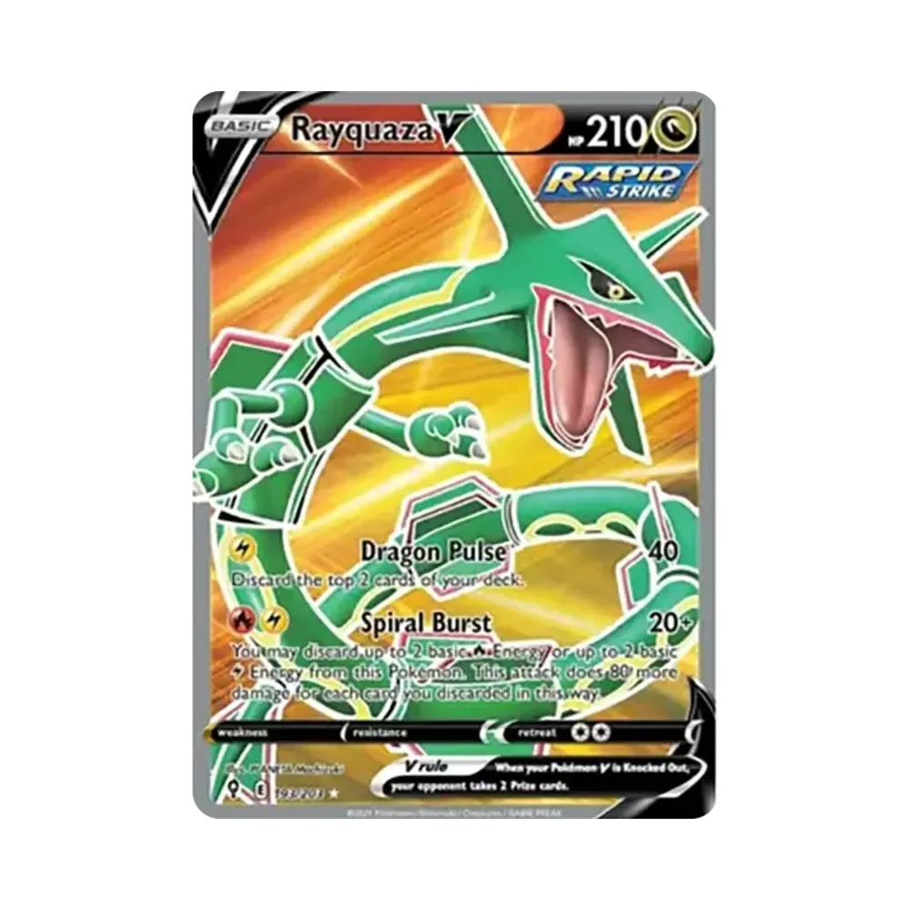 レックウザV UR [193/203]【英語版】(ソード&シールド「エボルビングスカイズ」)