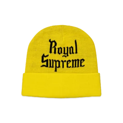Supreme Royal Supreme Beanie "Yellow"