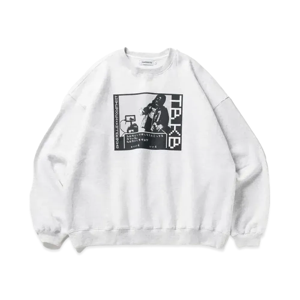 TIGHTBOOTH Rpg Crew Sweatshirt "Ash"