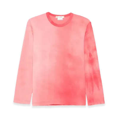 COMME des GARCONS Women's Long Sleeve T-Shirts "Pink"