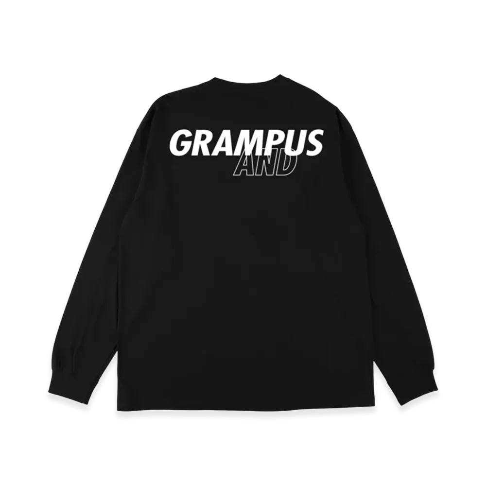 WIND AND SEA x J.LEAGUE GRAMPUS L/S Tee "Black"