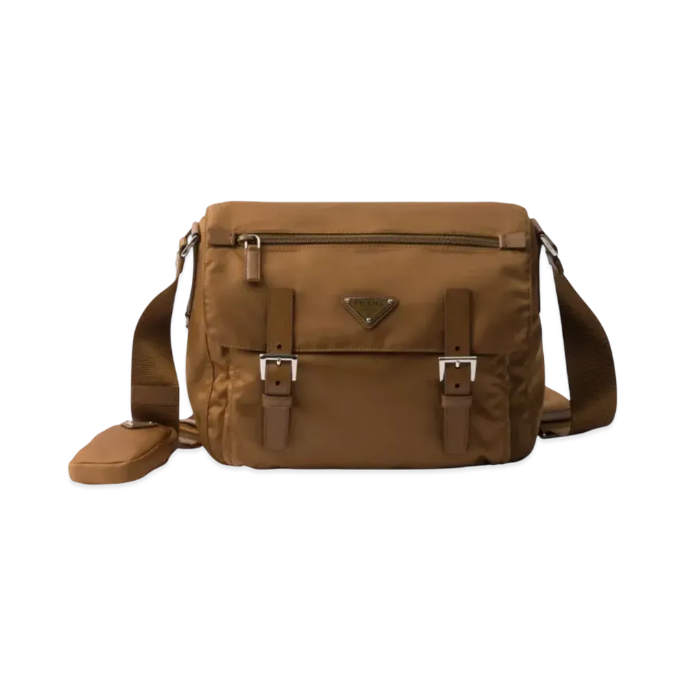 PRADA Re-Nylon Shoulder Bag "Brandy"