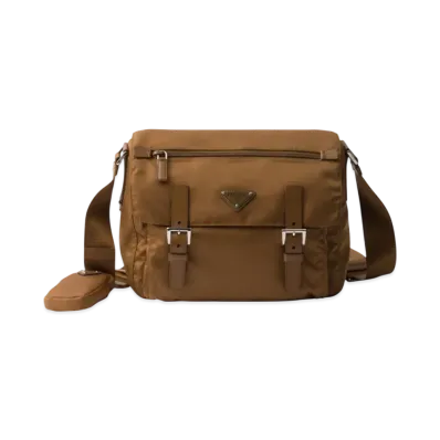 PRADA Re-Nylon Shoulder Bag "Brandy"