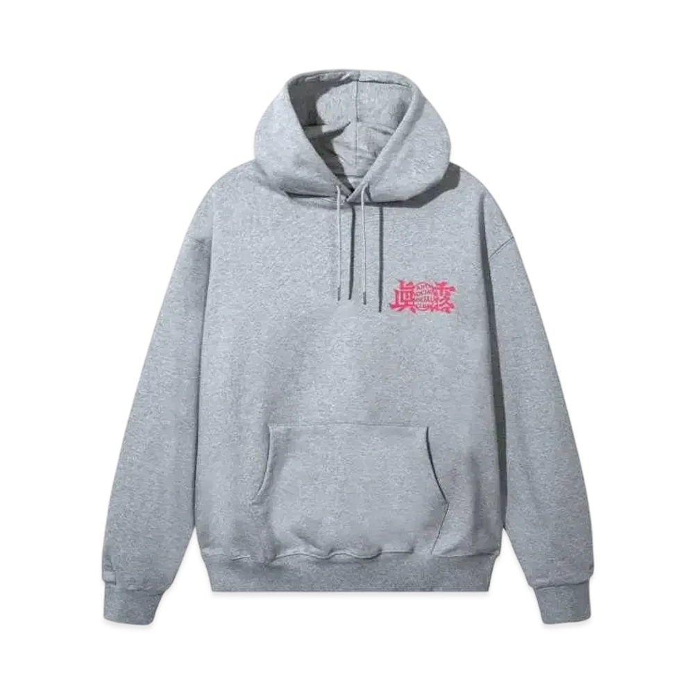 ANTI SOCIAL SOCIAL CLUB x Jinro Four Glasses Of Soju Hoodie "Grey/Red"