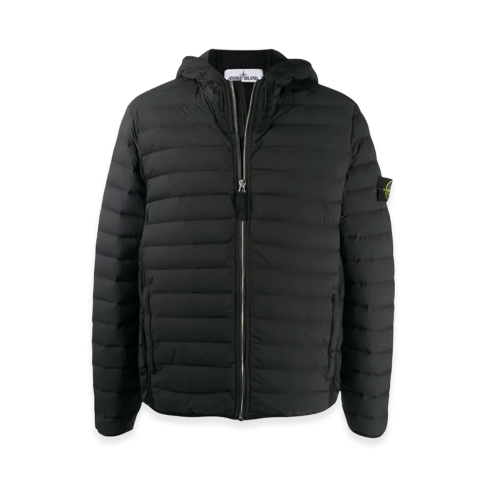 Stone Island 41125 Loom Woven Down Chambers Stretch Nylon-TC Jacket - 20FW "Black"