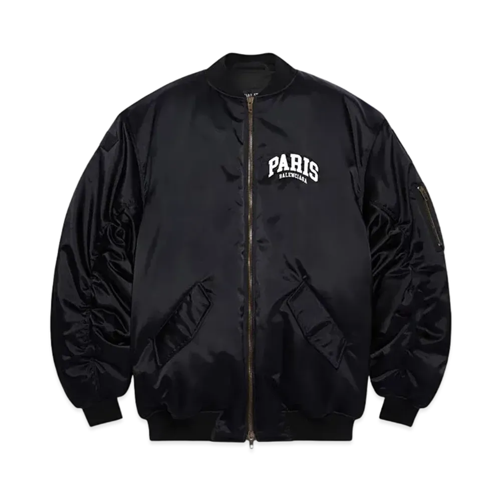 BALENCIAGA MENS Cities Paris Bomber Jacket "Black"