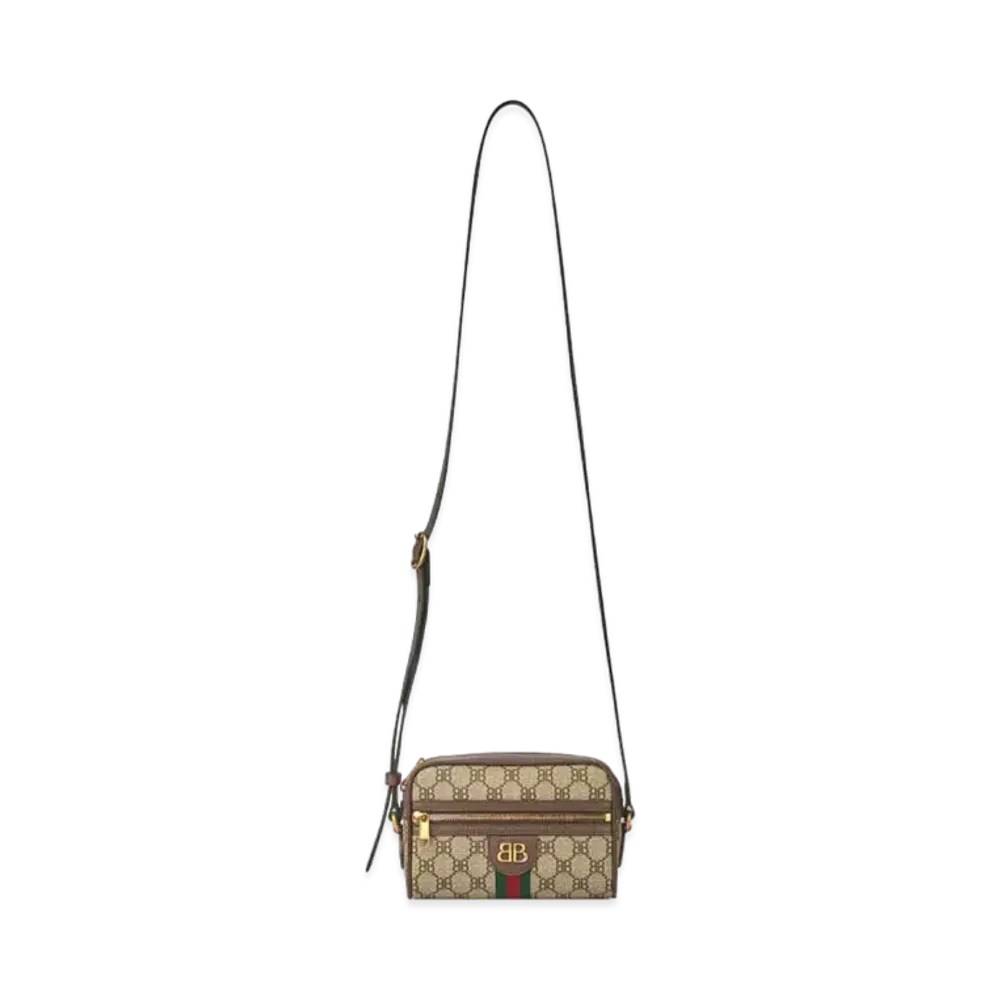 GUCCI x BALENCIAGA The Hacker Camera Bag Coating Canvas "Beige"