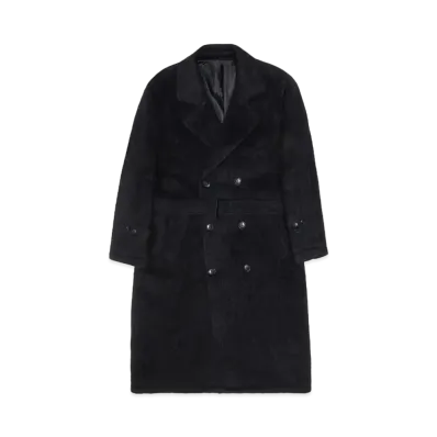 Stussy Mohair Trench Coat "Black"
