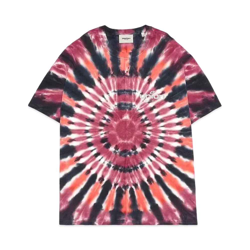 FEAR OF GOD ESSENTIALS × UNION Vintage Tee "Tie Dye"