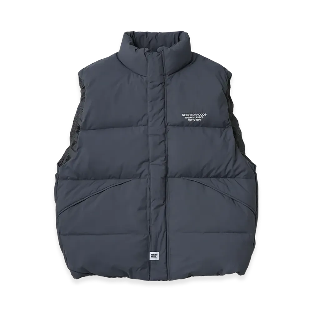 NEIGHBORHOOD Classic Down Vest "Gray"