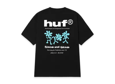 HUF Bloom & Gloom Tee "Black"