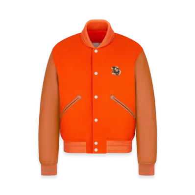 Dior x Denim Tears Dior Tears Blouson Leather Wool and Cashmere "Red"