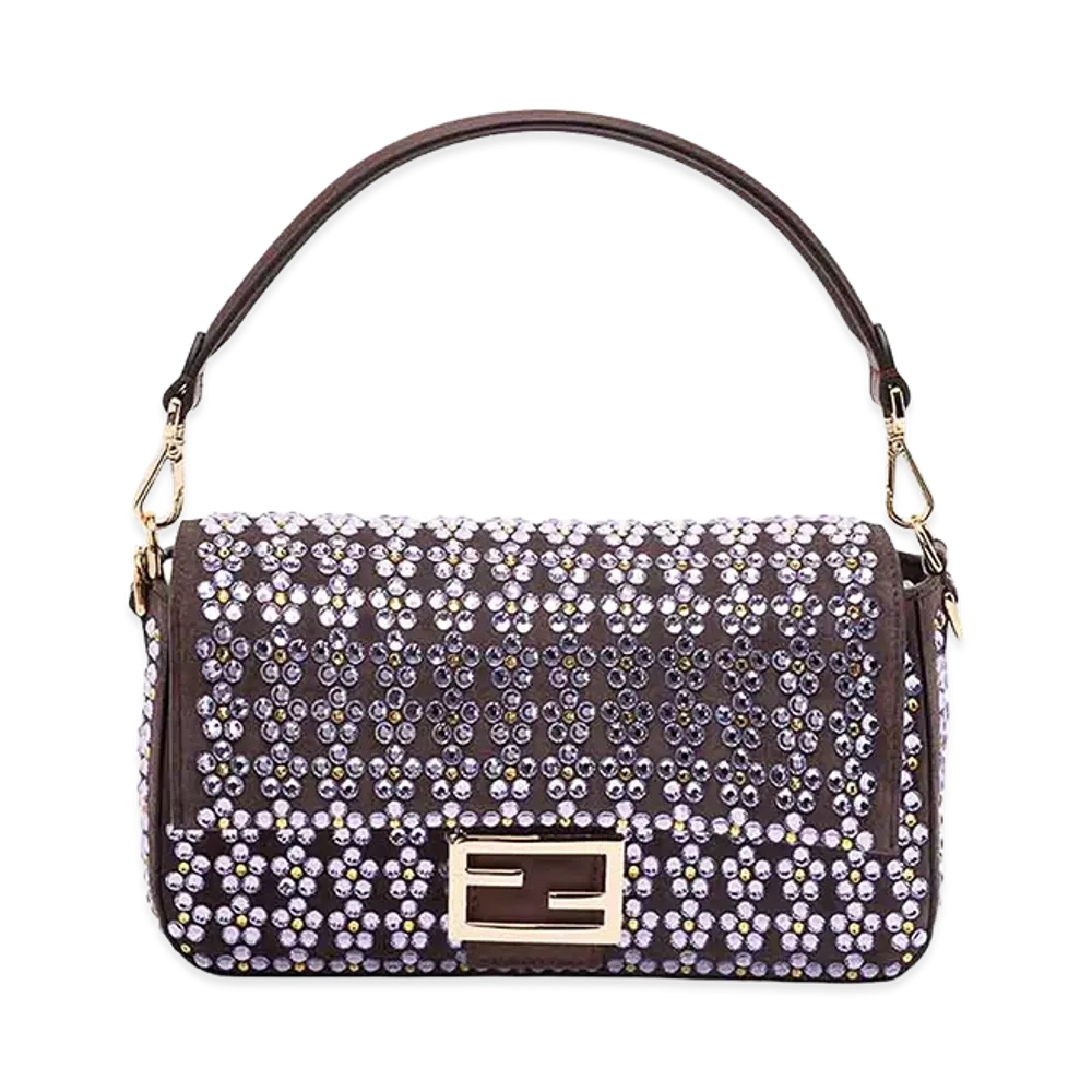 FENDI Women's Baguette Crosta Go Rain Sholder Bag "Multicolor"