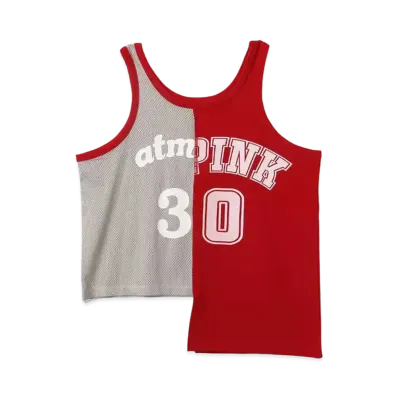 atmos pink Mesh Docking Tank Top "Red"