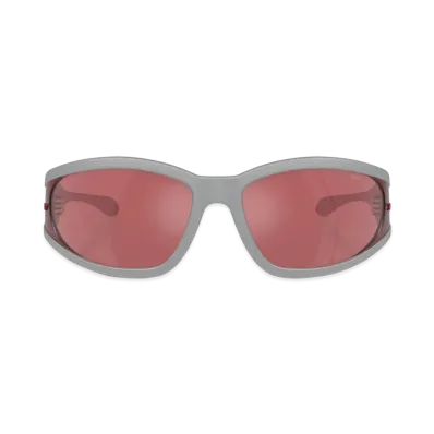 Diesel 0Dl3002 Rectangular Sunglasses In Acetate "Gray Red"