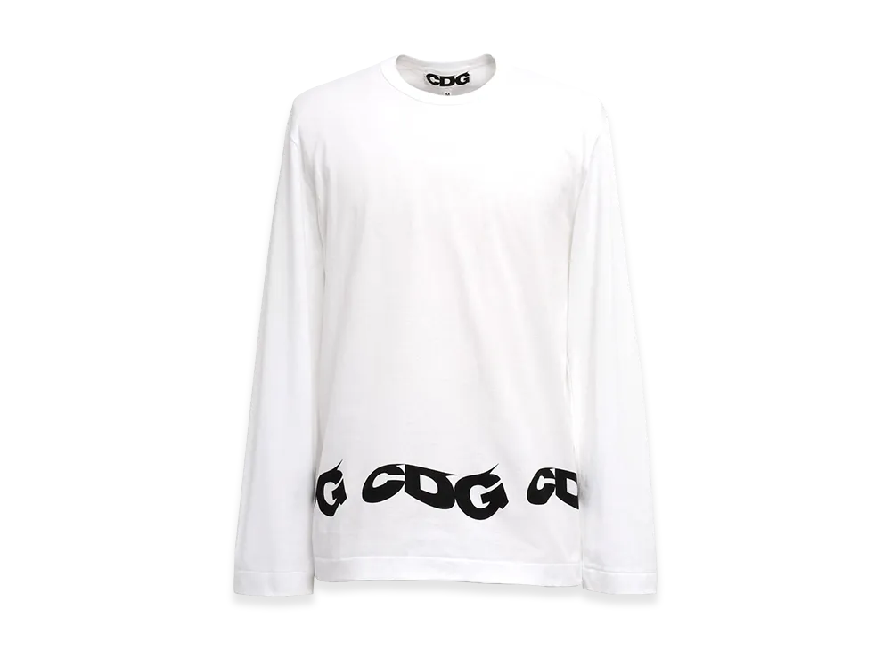 COMME des GARCONS CDG Classic Long Sleeved T-Shirt 5 "White"