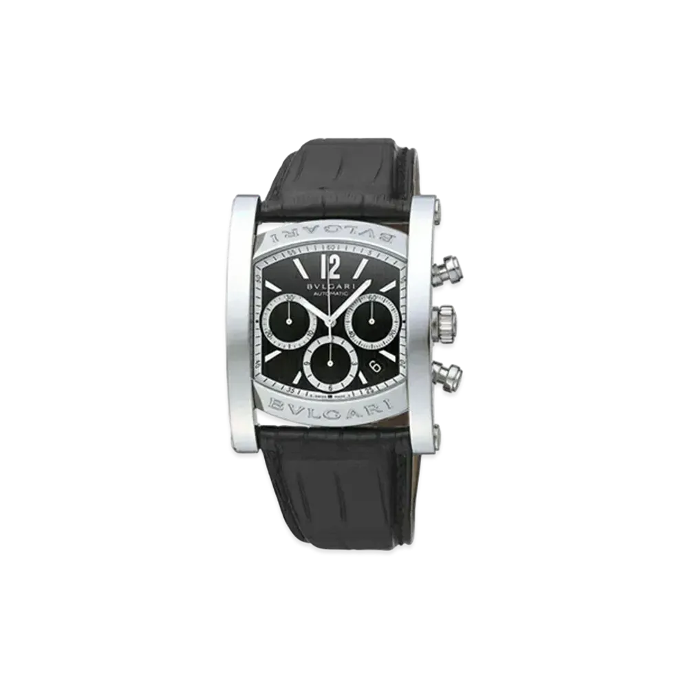 BVLGARI Ashoma Chronograph "Black/Stainless Steel"