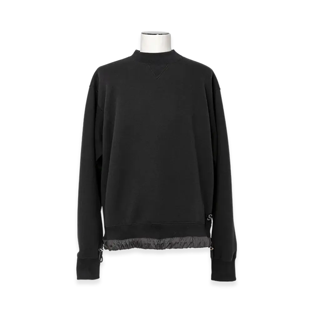 sacai S Sponge Sweat Pullover "Black"