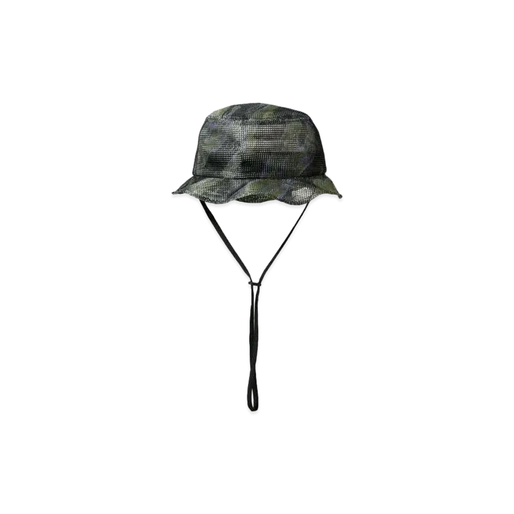 Needles x PURPLE THINGS Bucket Hat - Heavyweight Mesh "Tiger Camo/Purple"