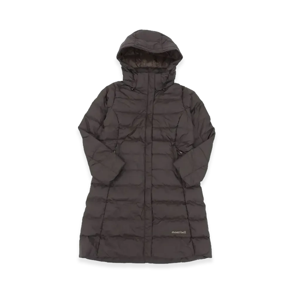 mont-bell Women's Travel Down Long Coat "Brown"