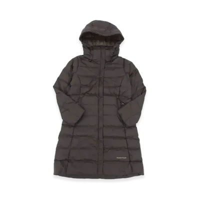 mont-bell Women's Travel Down Long Coat "Brown"