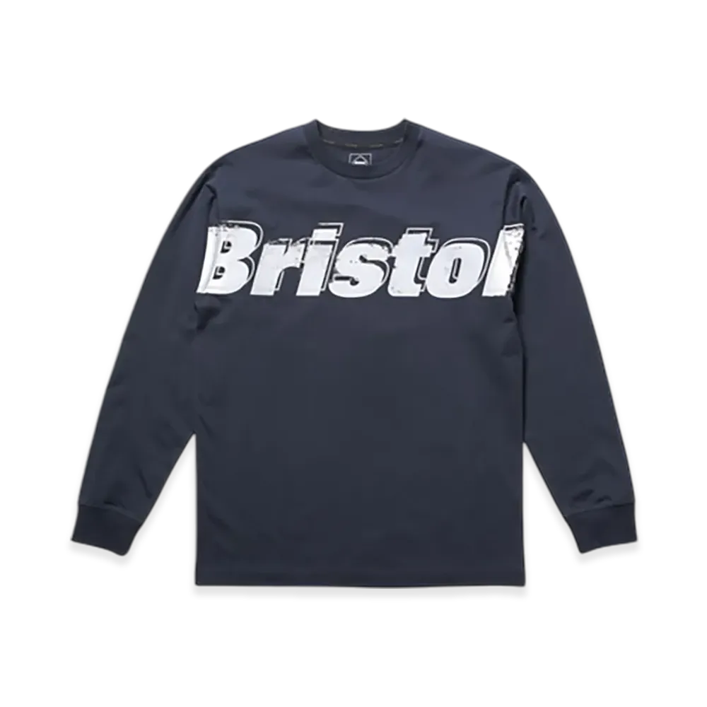 F.C.Real Bristol Overlay L/S Tee "Navy"