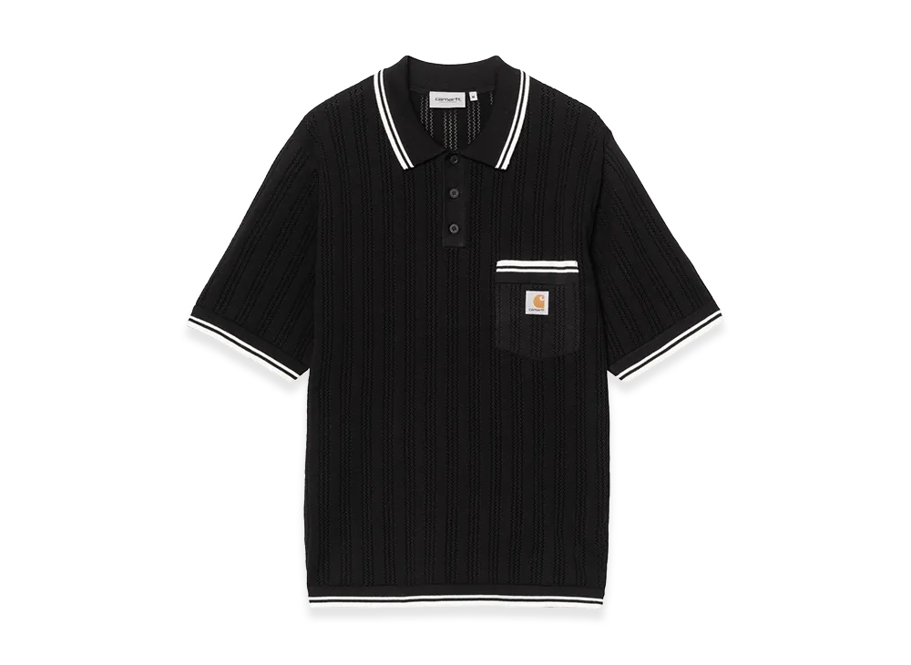 Carhartt WIP S/S Ramsey Polo "Black/Wax"