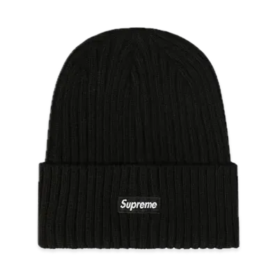 Supreme Overdyed Beanie "Black"(19SS)