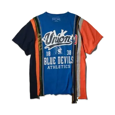 UNION x NEEDLES Rebuild 7 Cuts S/S Tee #2 "Blue"