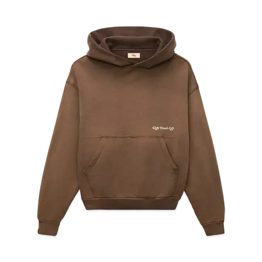 Girls Don't Cry x Cherry Los Angeles Angel Mens Hoodie "Brown"