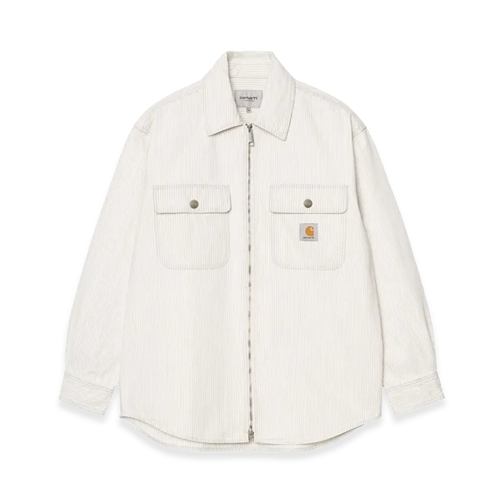 Carhartt WIP Mercer Shirt Jac "Mercer Stripe/Graphite/Wax/Bleached"