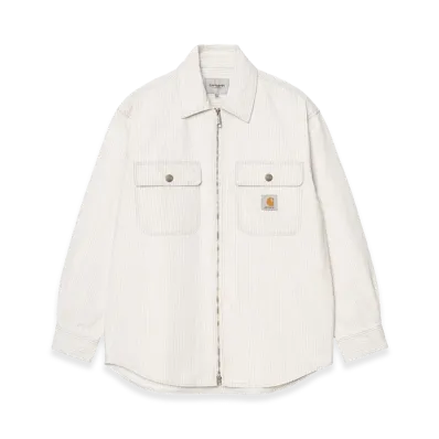Carhartt WIP Mercer Shirt Jac "Mercer Stripe/Graphite/Wax/Bleached"