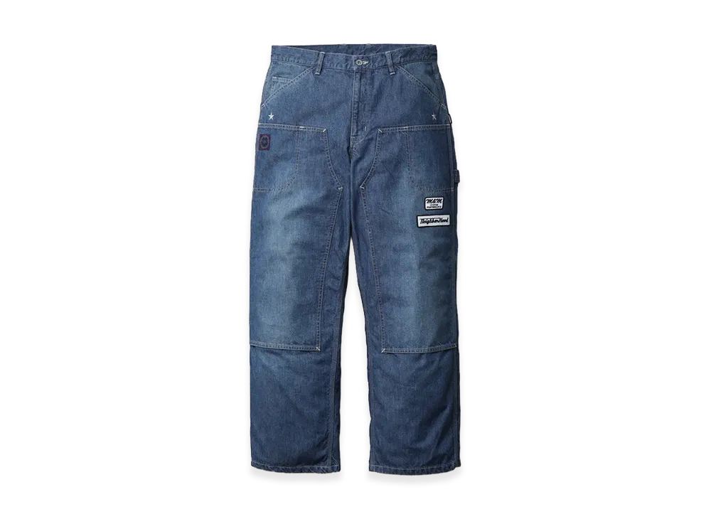 NEIGHBORHOOD x M&M . Washed Denim Painter Pants "Indigo"