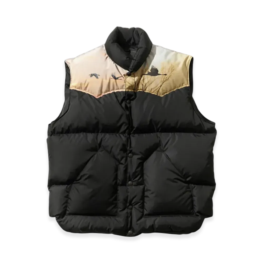 NEEDLES x Rocky Mountain Featherbed Down Vest "Black"