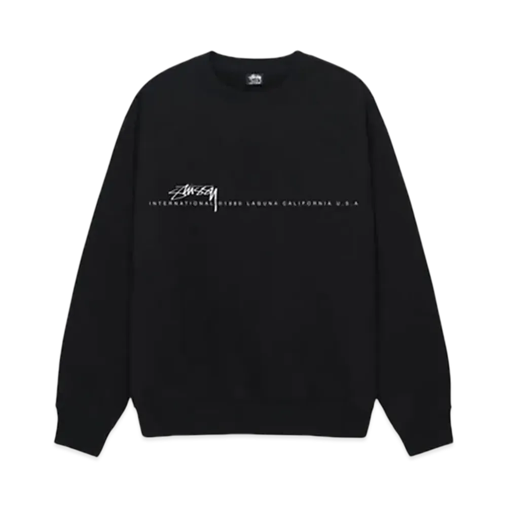 Stussy Smooth 80 Crew "Black"