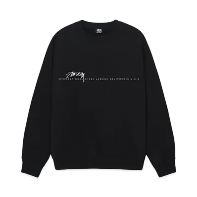 Stussy Smooth 80 Crew "Black"