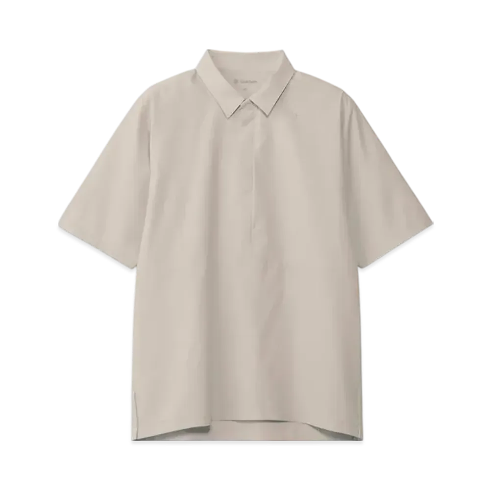 Goldwin All Direction Light Hike Short Sleeve Shirt (Unisex) "Snow Gray"