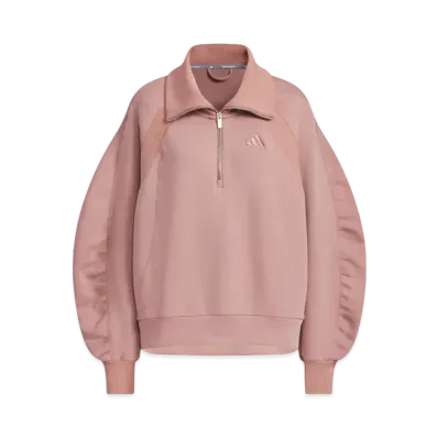 adidas Luxflow Sports Half-Zip Spacer Sweatshirt "Warm Clay"