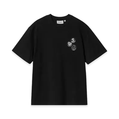 Carhartt WIP Women's S/S Pins T-Shirt "Black/White"