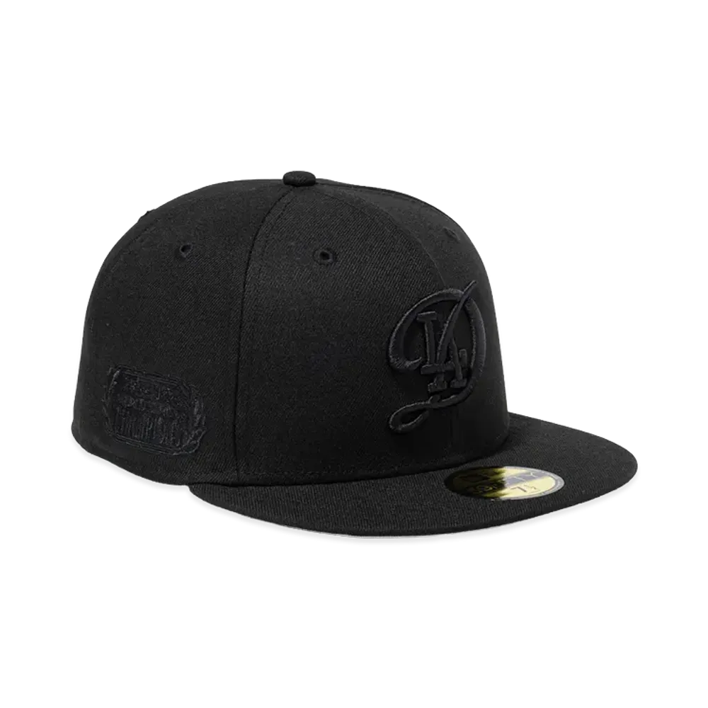 NEW ERA 59Fifty World Series Champion 2025 Los Angeles Dodgers City Connect Logo "Black"