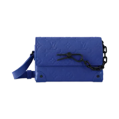 Louis Vuitton Steamer Wearable Wallet Monogram Taurillon Leather "Racing Blue"