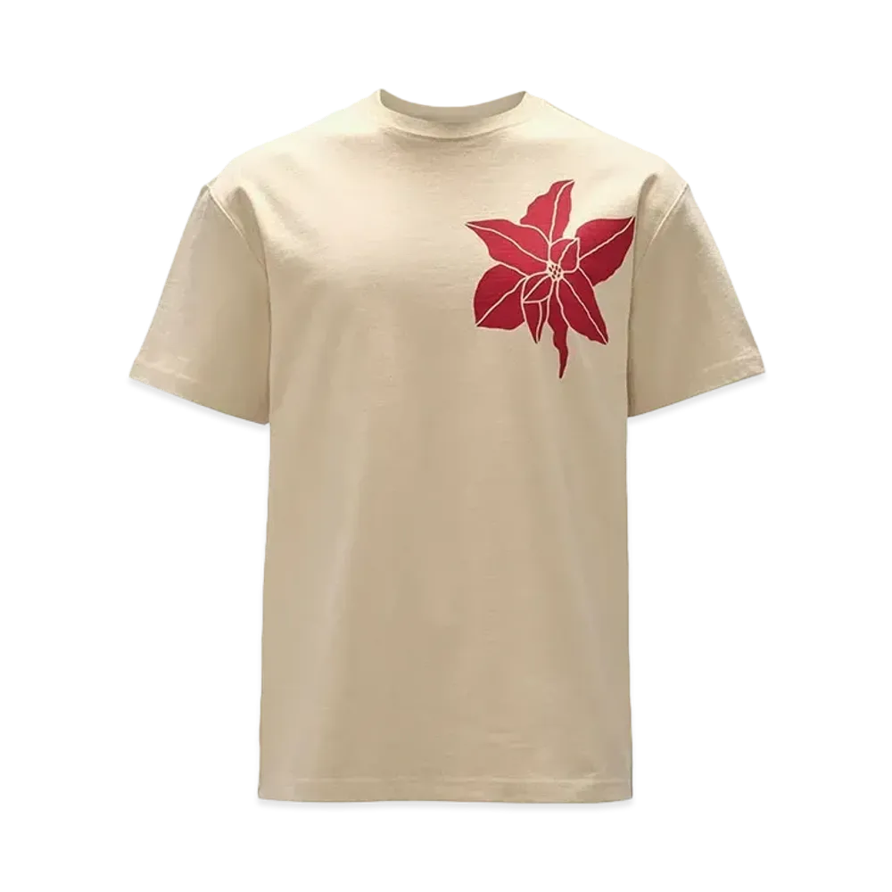 JW ANDERSON Flower Print T-shirt "Cream"