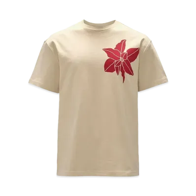 JW ANDERSON Flower Print T-shirt "Cream"