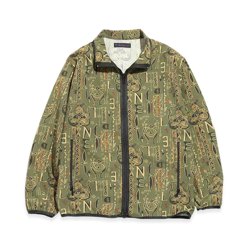 NEEDLES W.U. Piping Jacket - Poly Ripstop / Pt. "Alphabet"