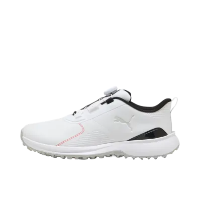 Puma Fusion Grip 6 Evo Disc Spikeless "PUMA White/Feather Gray/Red Glamour"