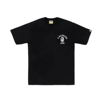 A BATHING APE Liquid Camo College ATS Tee "Black"