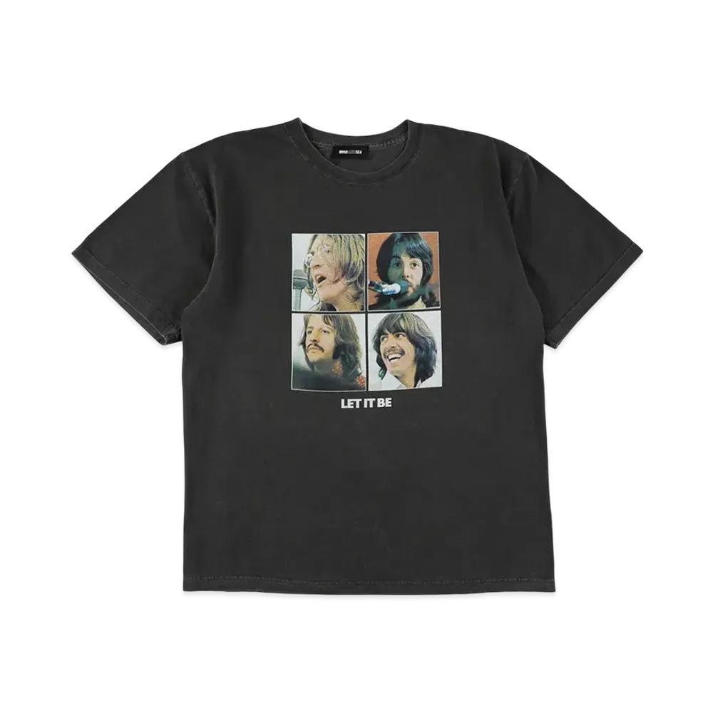WIND AND SEA Beatles Let It Be S/S Tee "Black"