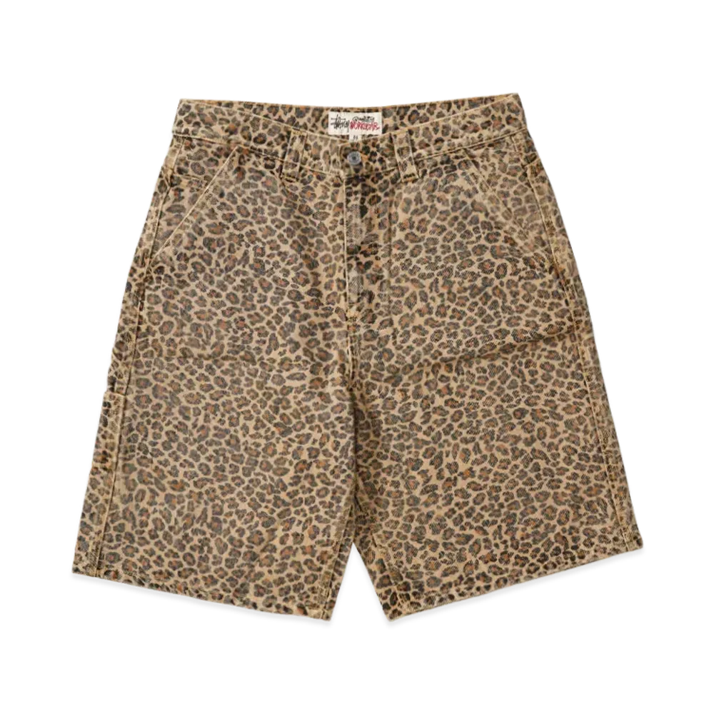 Stussy Denim Work Short "Leopard"
